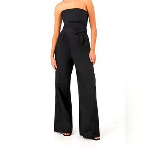 Strapless Wide Leg Jumpsuit - NWT